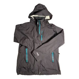 Eastern Mountain Sports Rain Coat Wind Hooded Women's System Three Black XL